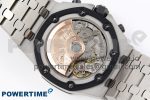ROYAL OAK OFFSHORE 42MM SS APF 1:1 BEST EDITION WHITE/BLACK DIAL ON SS BRACELET STRAP A7750 - Image 10