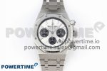 Royal Oak Chrono 26331 SS IPF 1:1 Best Edition White/Black Dial on SS Bracelet A7750