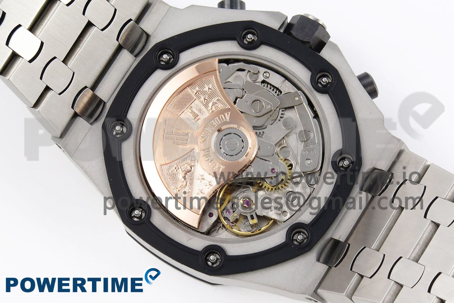 ROYAL OAK OFFSHORE 42MM SS APF 1:1 BEST EDITION WHITE/SILVER DIAL ON SS BRACELET STRAP A7750 - Image 10