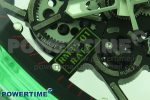 RM035 GREEN TRANSPARENT RMF BEST EDITION SKELETON DIAL ON WHITE RUBBER STRAP CLONE RMUL2 - Image 6