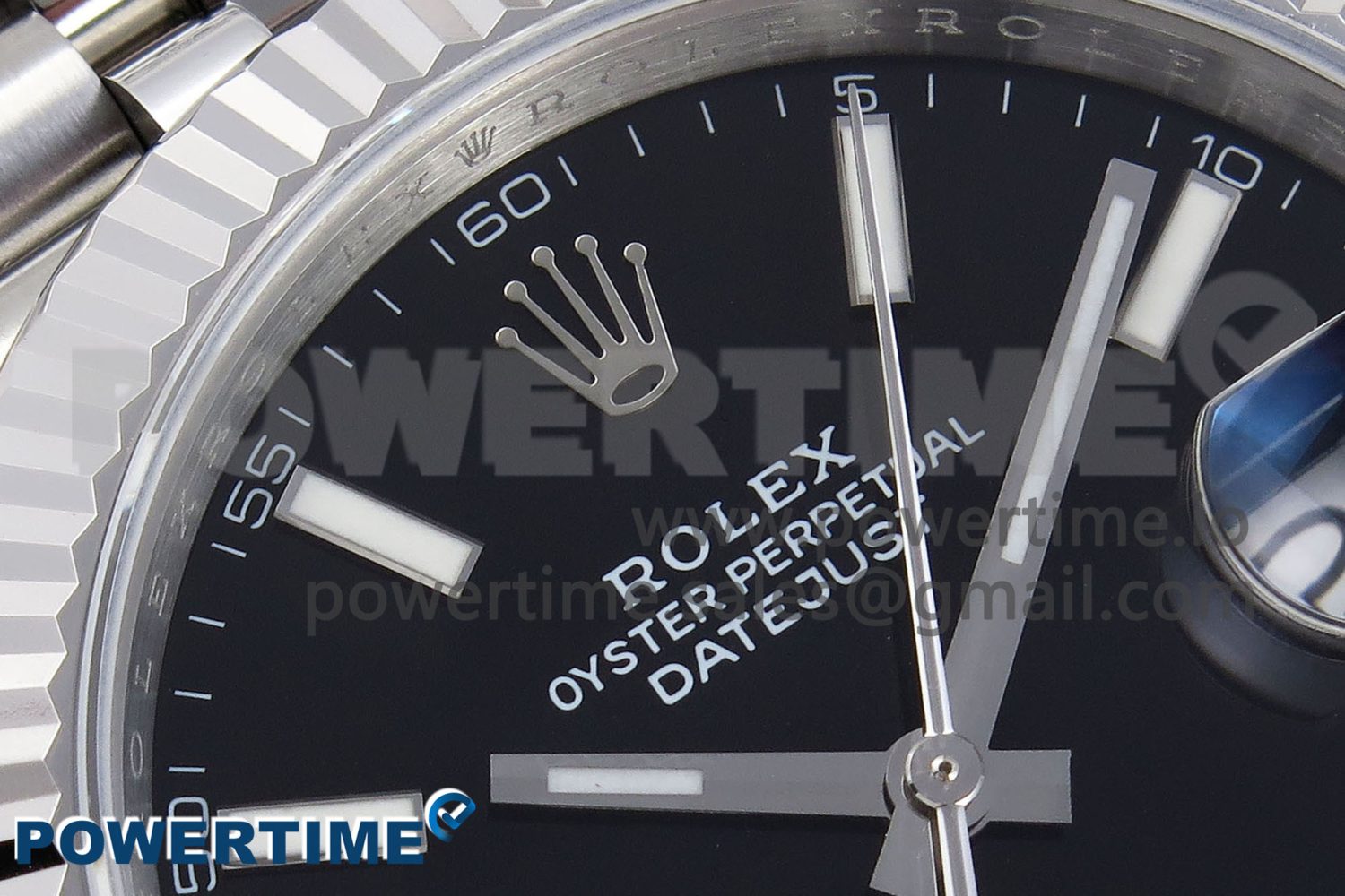 DATEJUST 41MM 126334 904 SS ARF 1:1 BEST EDITION BLACK DIAL STICKS MARKERS ON JUBILEE BRACELET SH3235 - Image 4