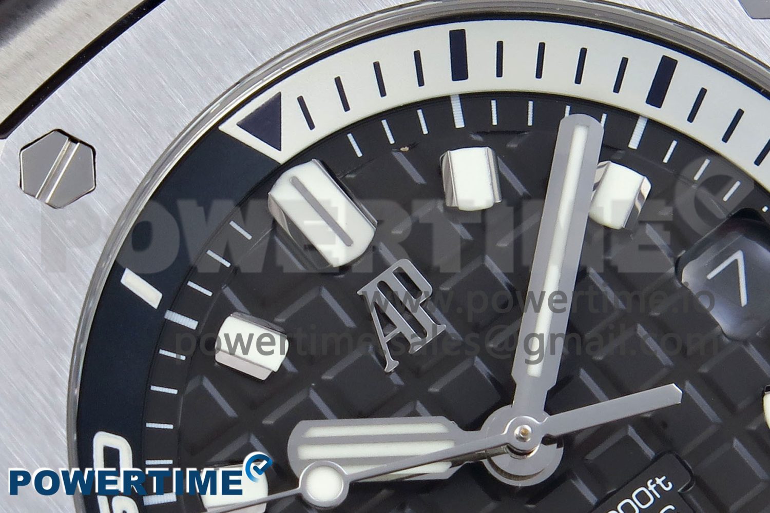ROYAL OAK OFFSHORE DIVER 15720 APSF 1:1 BEST EDITION GRAY DIAL ON GRAY RUBBER STRAP SA4308 - Image 4