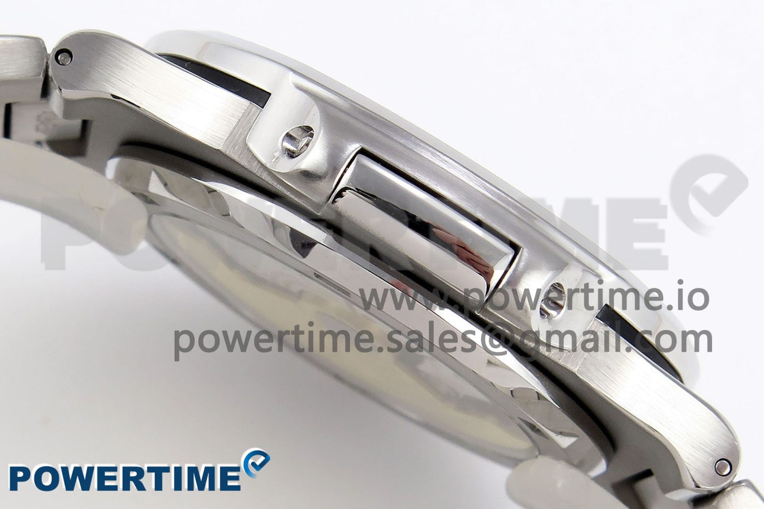 NAUTILUS 5711 SS GPF 1:1 BEST EDITION GRAY DIAL PURPLE DIAMONDS BEZEL ON SS BRACELET 324CS - Image 7