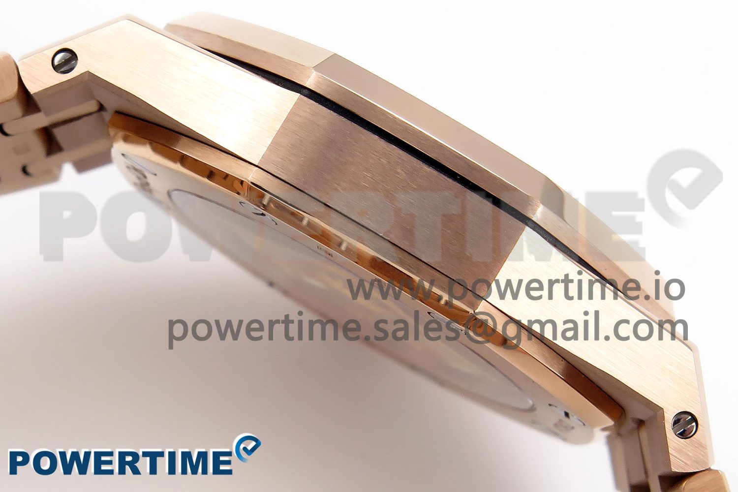 Royal Oak 37mm 15450 RG IPF Best Edition White Dial on RG Bracelet SA3120 Super Clone - Image 7