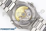 NAUTILUS 5711 SS GPF 1:1 BEST EDITION GRAY DIAL PURPLE DIAMONDS BEZEL ON SS BRACELET 324CS - Image 8