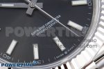 DATEJUST 41MM 126334 904 SS ARF 1:1 BEST EDITION GRAY DIAL STICKS MARKERS ON JUBILEE BRACELET SH3235 - Image 5