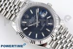 DATEJUST 41MM 126334 904 SS ARF 1:1 BEST EDITION BLUE DIAL STICKS MARKERS ON JUBILEE BRACELET SH3235 - Image 3