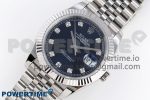 DATEJUST 41MM 126334 904 SS ARF 1:1 BEST EDITION BLUE DIAL DIAMONDS MARKERS ON JUBILEE BRACELET SH3235 - Image 2