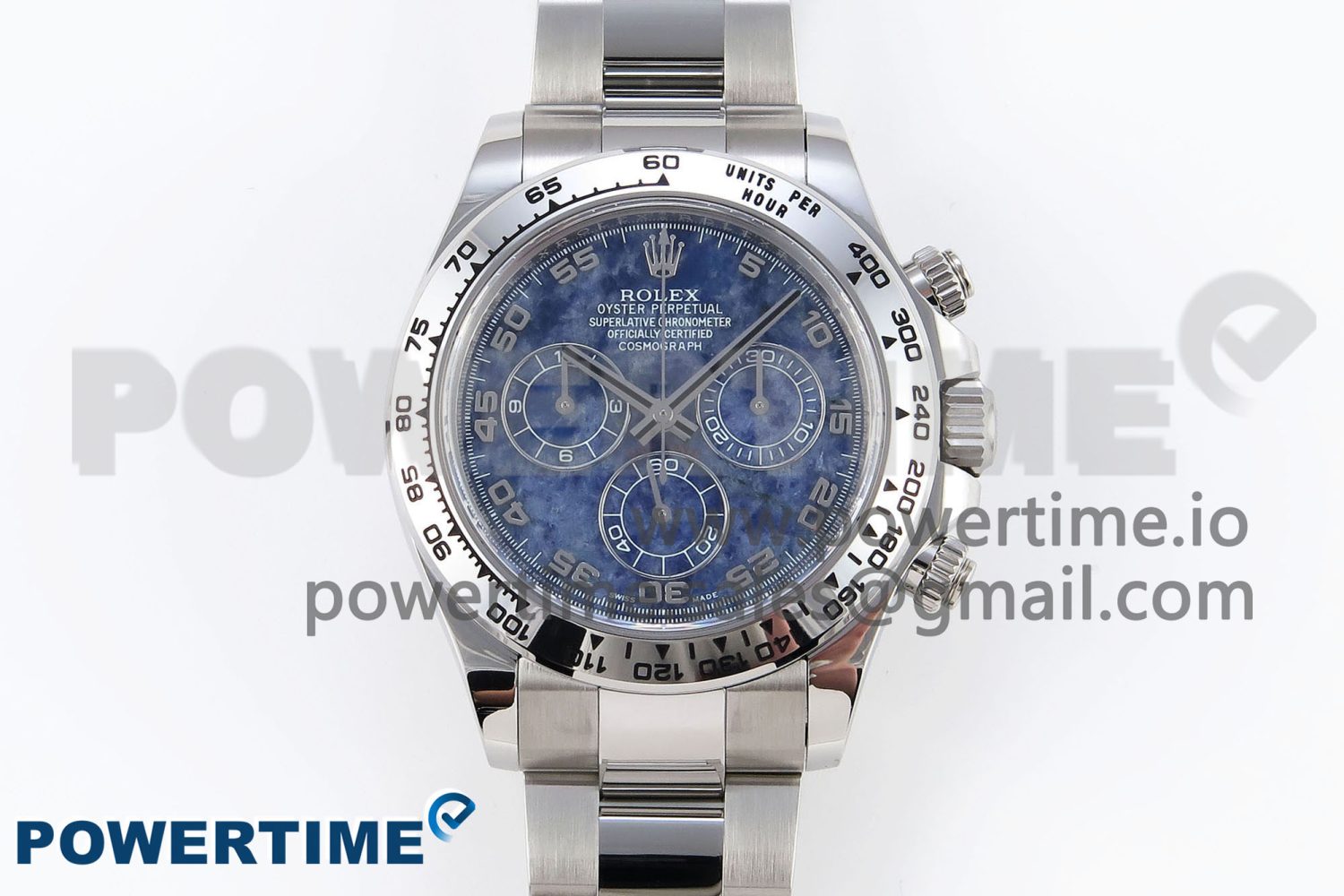 DAYTONA 116509 CLEAN 1:1 BEST EDITION 904L SS CASE AND BRACELET BLUE SODALITE DIAL SA4130 V2 - Image 1