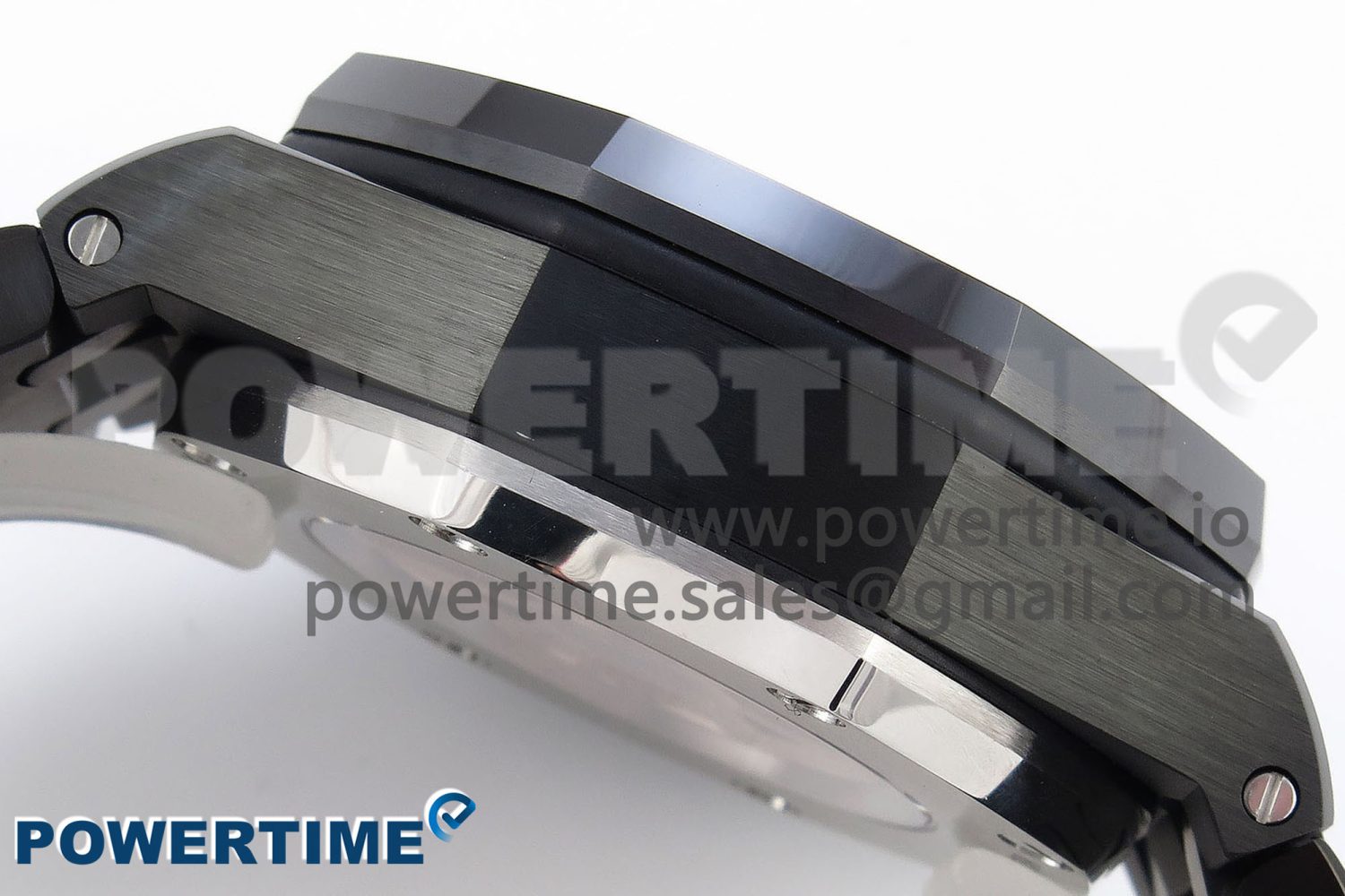 ROYAL OAK OFFSHORE 42MM BLACK CERAMIC APF 1:1 BEST EDITION BLACK TEXTURED DIAL ON BLACK CERAMIC BRACELET A4404 - Image 7