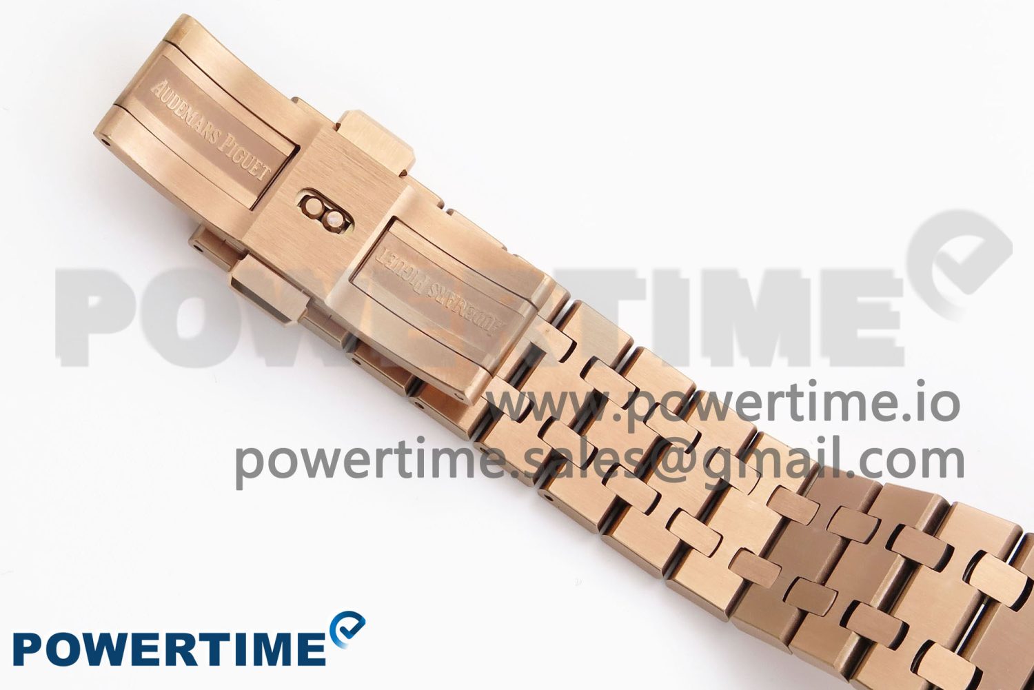 Royal Oak 37mm 15450 RG IPF Best Edition White Dial on RG Bracelet SA3120 Super Clone - Image 14
