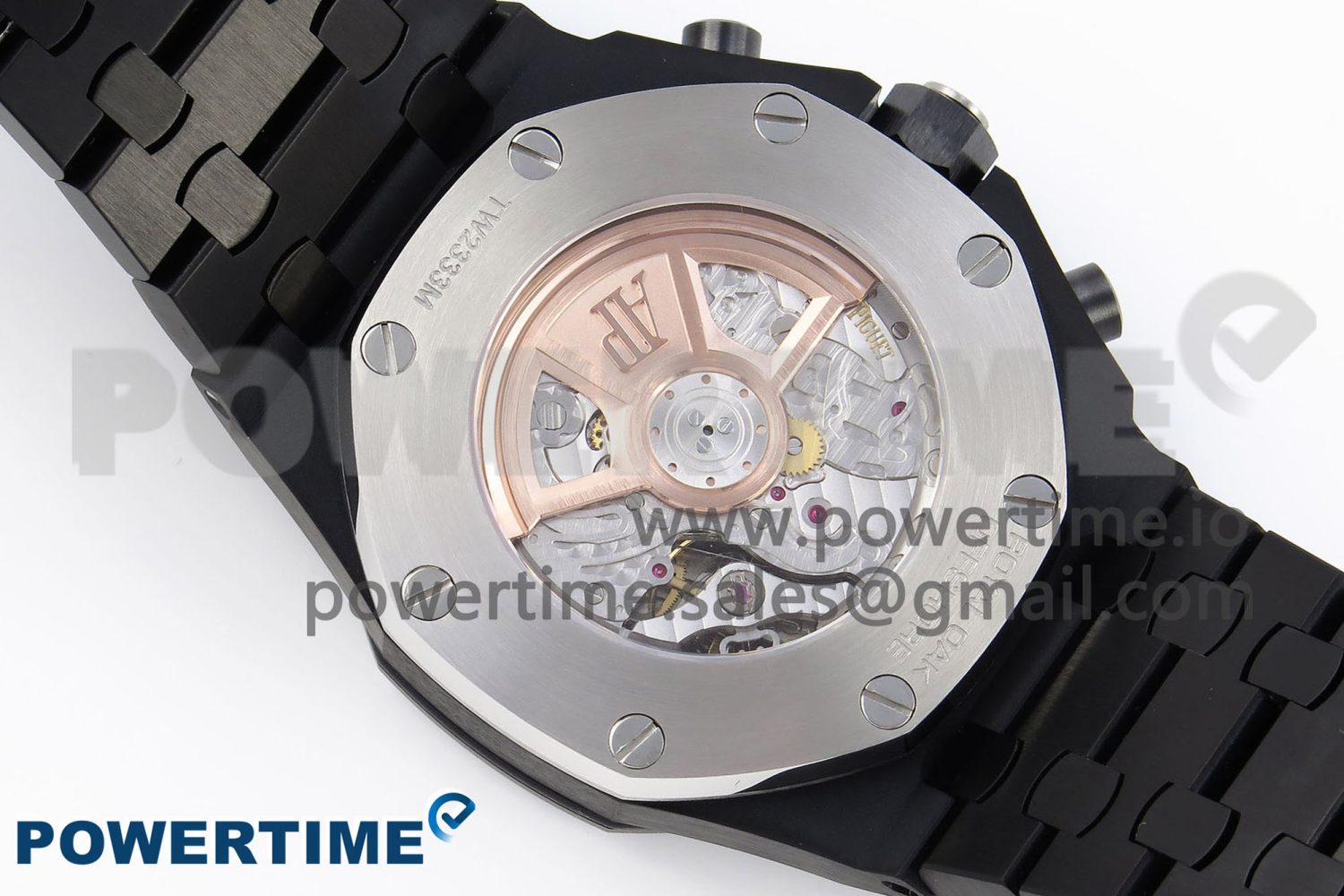 ROYAL OAK OFFSHORE 42MM BLACK CERAMIC APF 1:1 BEST EDITION BLACK TEXTURED DIAL ON BLACK CERAMIC BRACELET A4404 - Image 8