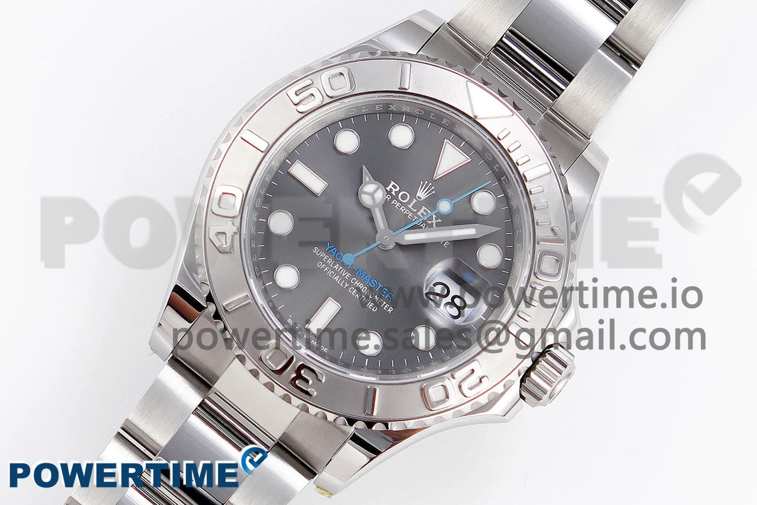 Yacht-Master 126622 904L Steel C+SF 1:1 Best Edition Gray Dial on SS Bracelet VR3235 - Image 2
