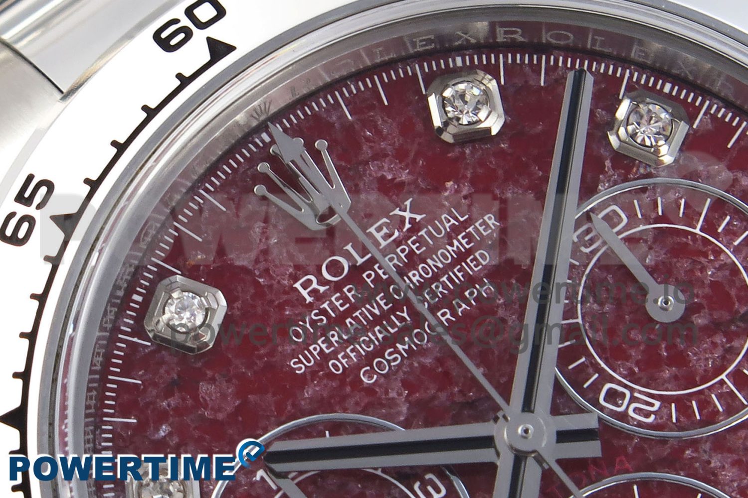 DAYTONA 116509 CLEAN 1:1 BEST EDITION 904L SS CASE AND BRACELET RED SODALITE DIAL SA4130 V2 - Image 4
