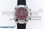 DAYTONA 116519 CLEAN 1:1 BEST EDITION 904L SS CASE AND BRACELET RED SODALITE DIAL ON OYSTERFLEX SA4130 V2