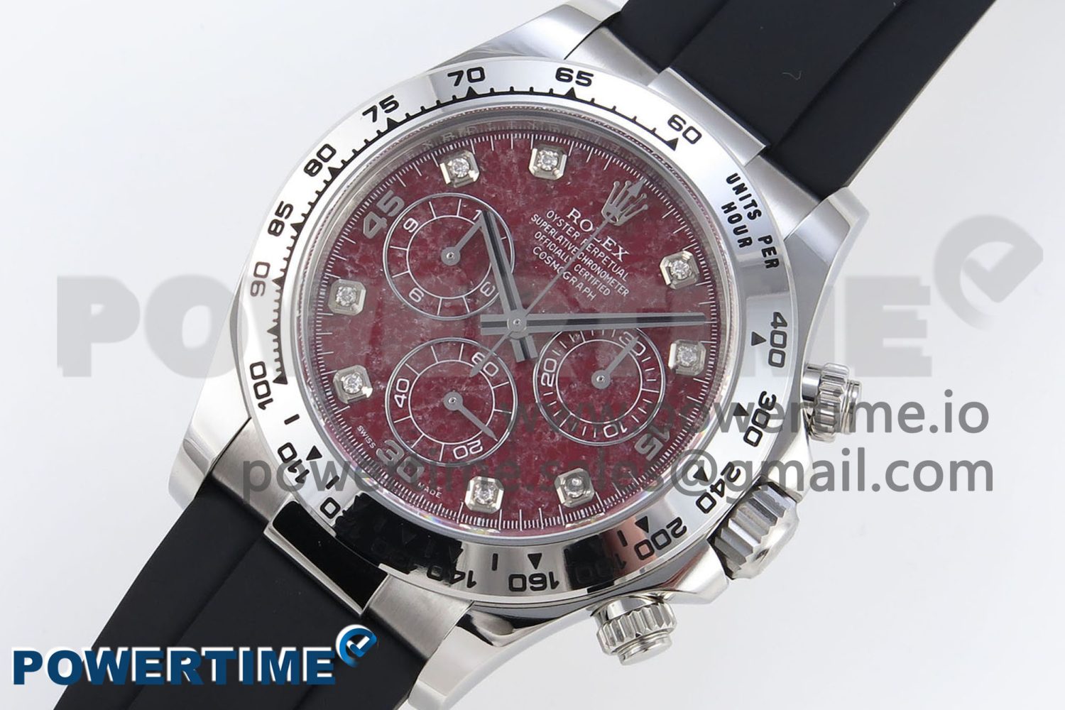 DAYTONA 116519 CLEAN 1:1 BEST EDITION 904L SS CASE AND BRACELET RED SODALITE DIAL ON OYSTERFLEX SA4130 V2 - Image 2