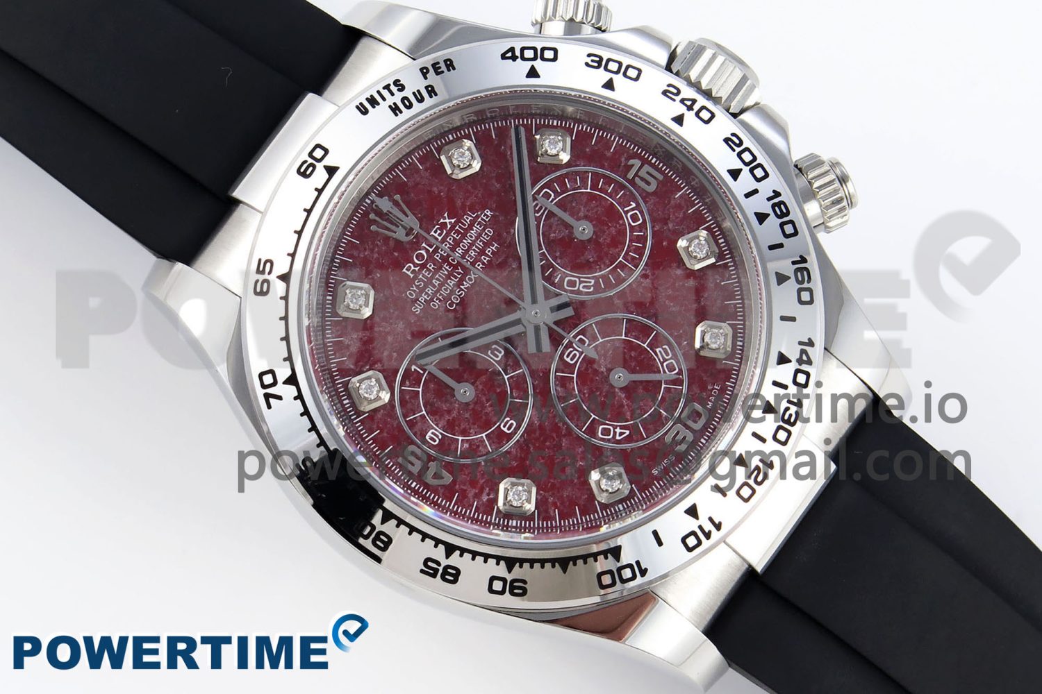 DAYTONA 116519 CLEAN 1:1 BEST EDITION 904L SS CASE AND BRACELET RED SODALITE DIAL ON OYSTERFLEX SA4130 V2 - Image 3
