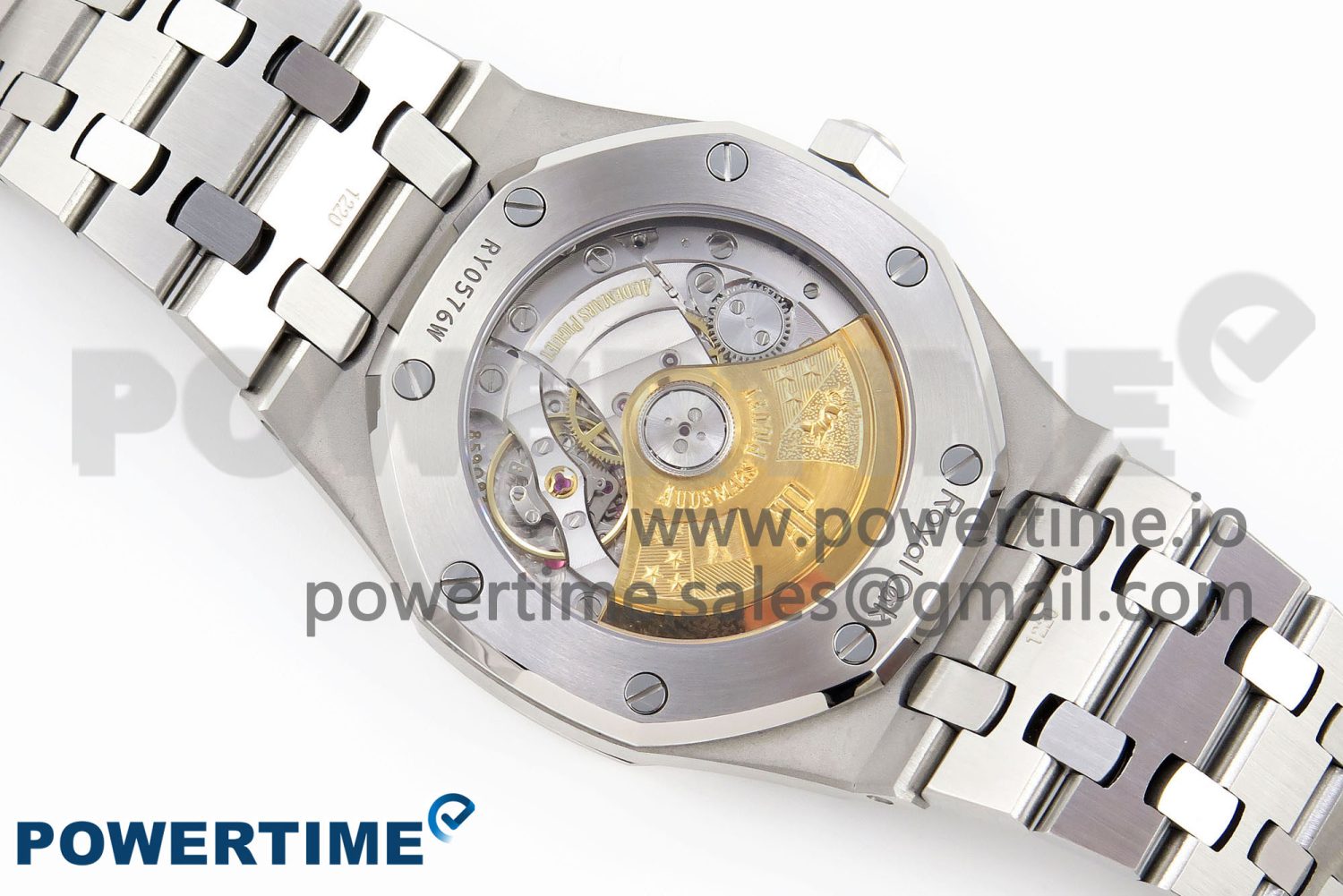 Royal Oak 37mm 15450 SS IPF Best Edition White Dial on SS Bracelet SA3120 Super Clone - Image 10