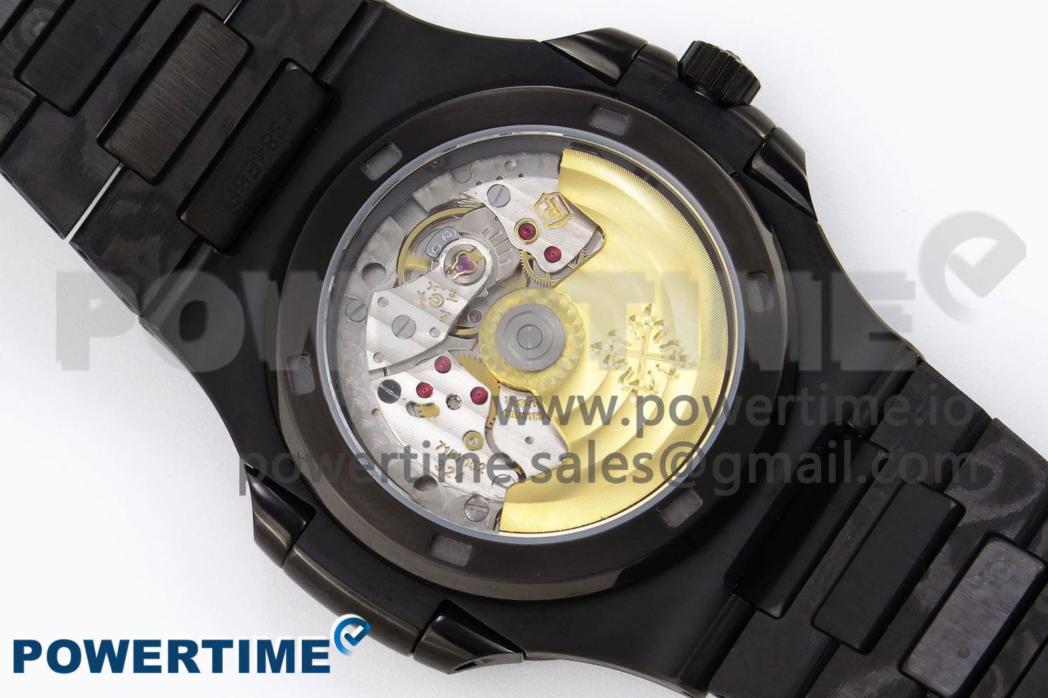 NAUTILUS 5711 DIW CARBON DIWF 1:1 BEST EDITION TIFFANY BLUE TEXTURED DIAL ON CARBON/PVD BRACELET 324CS - Image 8