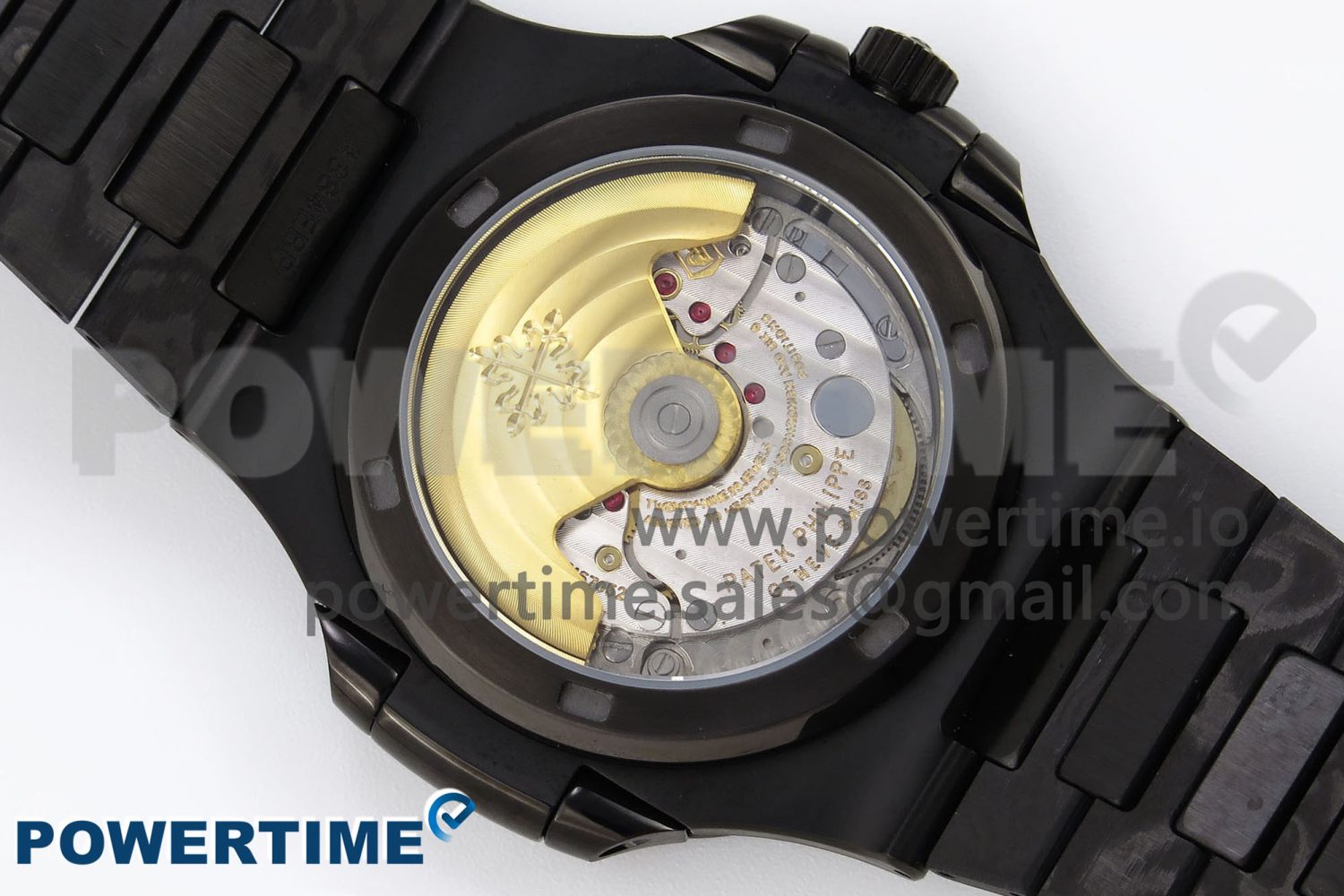 NAUTILUS 5711 DIW CARBON DIWF 1:1 BEST EDITION BLUE TEXTURED DIAL ON CARBON/PVD BRACELET 324CS - Image 9