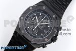 ROYAL OAK OFFSHORE 42MM BLACK CERAMIC APF 1:1 BEST EDITION BLACK TEXTURED DIAL ON BLACK CERAMIC BRACELET A4404 - Image 2