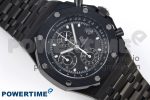ROYAL OAK OFFSHORE 42MM BLACK CERAMIC APF 1:1 BEST EDITION BLACK TEXTURED DIAL ON BLACK CERAMIC BRACELET A4404 - Image 3