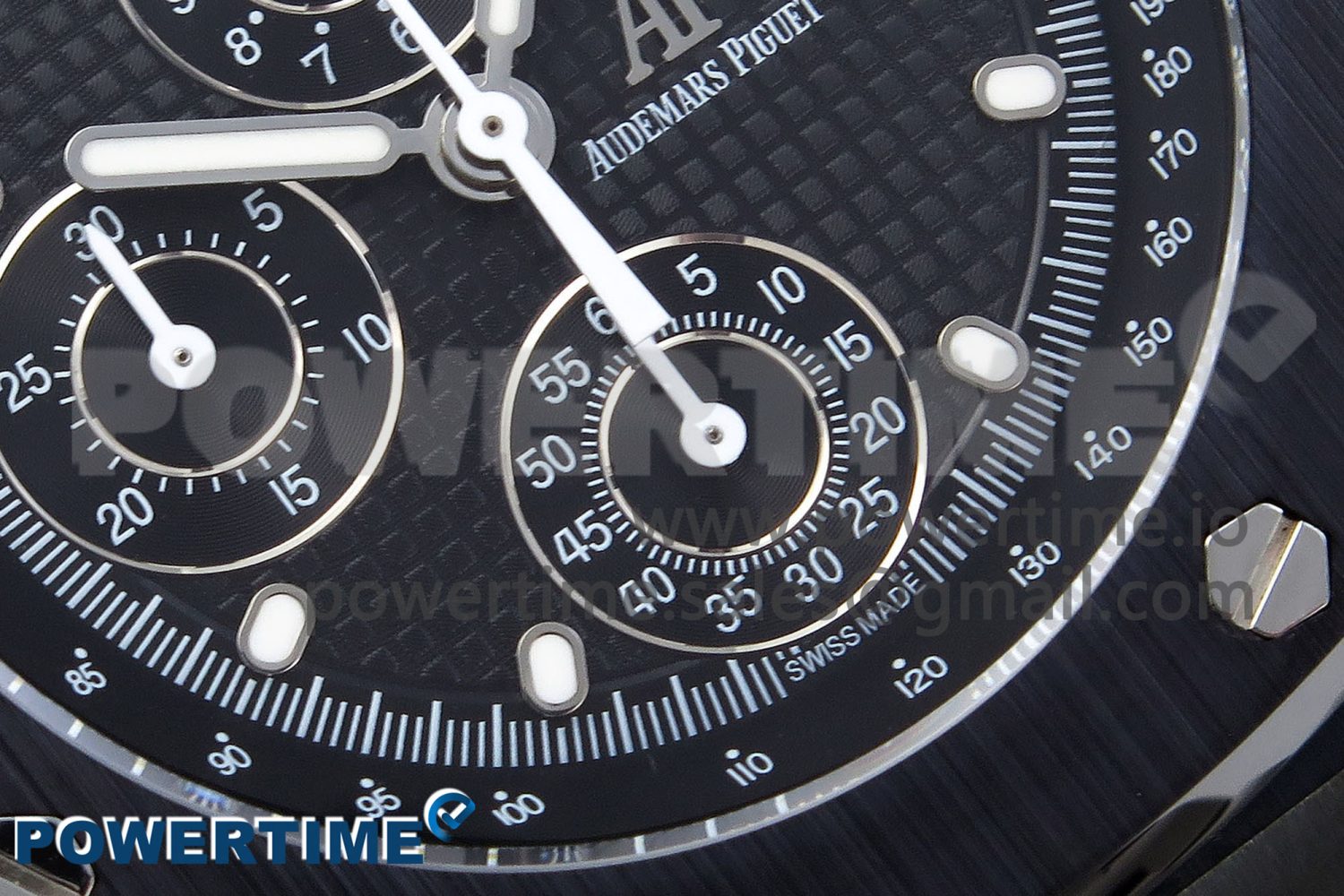 ROYAL OAK OFFSHORE 42MM BLACK CERAMIC APF 1:1 BEST EDITION BLACK TEXTURED DIAL ON BLACK CERAMIC BRACELET A4404 - Image 5
