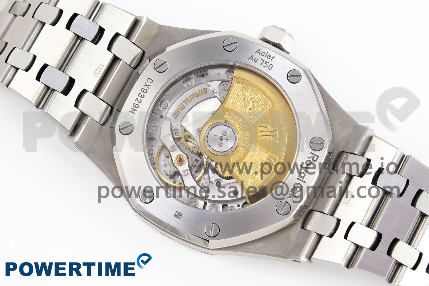 Royal Oak 37mm 15450 SS IPF Best Edition Gray Dial on SS Bracelet SA3120 Super Clone - Image 11