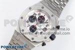 ROYAL OAK OFFSHORE 42MM SS APF 1:1 BEST EDITION WHITE/BLACK DIAL ON SS BRACELET STRAP A7750 - Image 2
