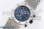 ROYAL OAK OFFSHORE 42MM SS APF 1:1 BEST EDITION BLUE DIAL ON SS BRACELET STRAP A4404 - Image 2