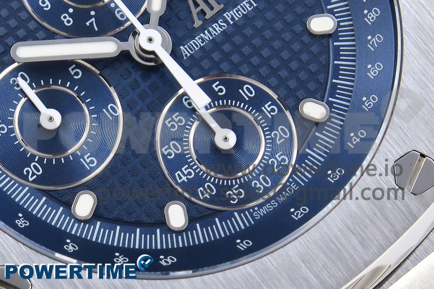 ROYAL OAK OFFSHORE 42MM SS APF 1:1 BEST EDITION BLUE DIAL ON SS BRACELET STRAP A4404 - Image 5