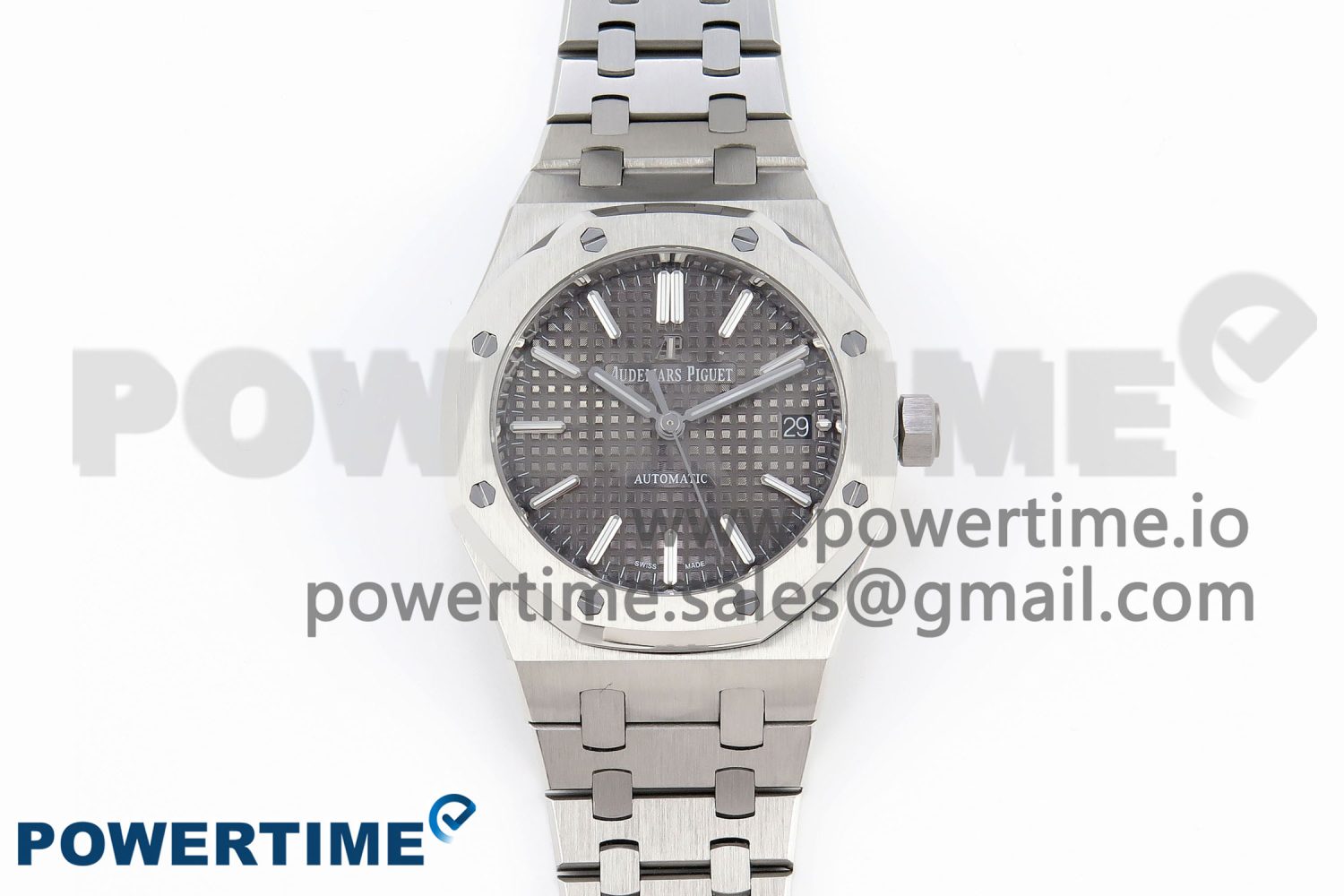 Royal Oak 37mm 15450 SS IPF Best Edition Gray Dial on SS Bracelet SA3120 Super Clone - Image 1