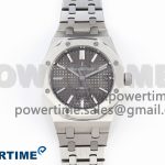 Royal Oak 37mm 15450 SS IPF Best Edition Gray Dial on SS Bracelet SA3120 Super Clone