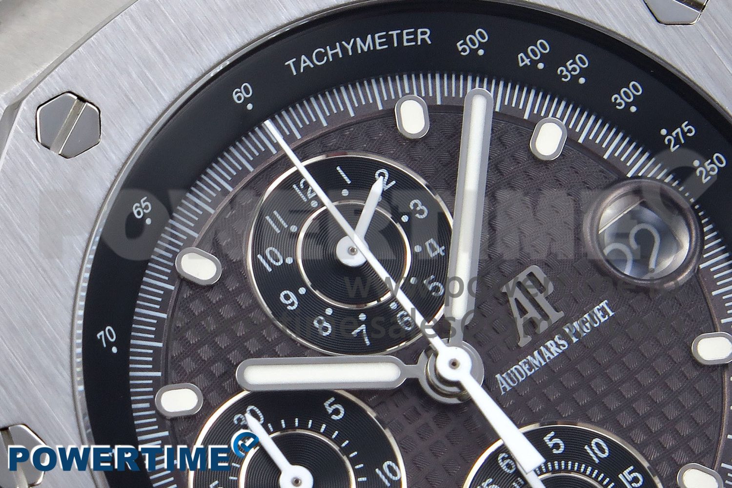 ROYAL OAK OFFSHORE 42MM SS APF 1:1 BEST EDITION GRAY DIAL ON SS BRACELET STRAP A4404 - Image 4