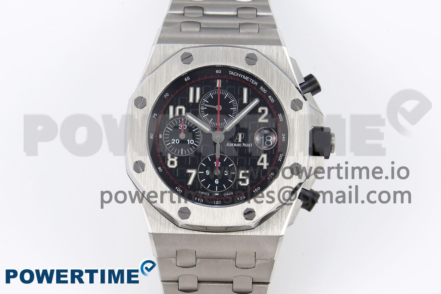 ROYAL OAK OFFSHORE 42MM SS APF 1:1 BEST EDITION BLACK DIAL ON SS BRACELET A3126 - Image 1