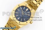 Royal Oak 37mm 15450 YG IPF Best Edition Blue Dial on YG Bracelet SA3120 Super Clone - Image 2