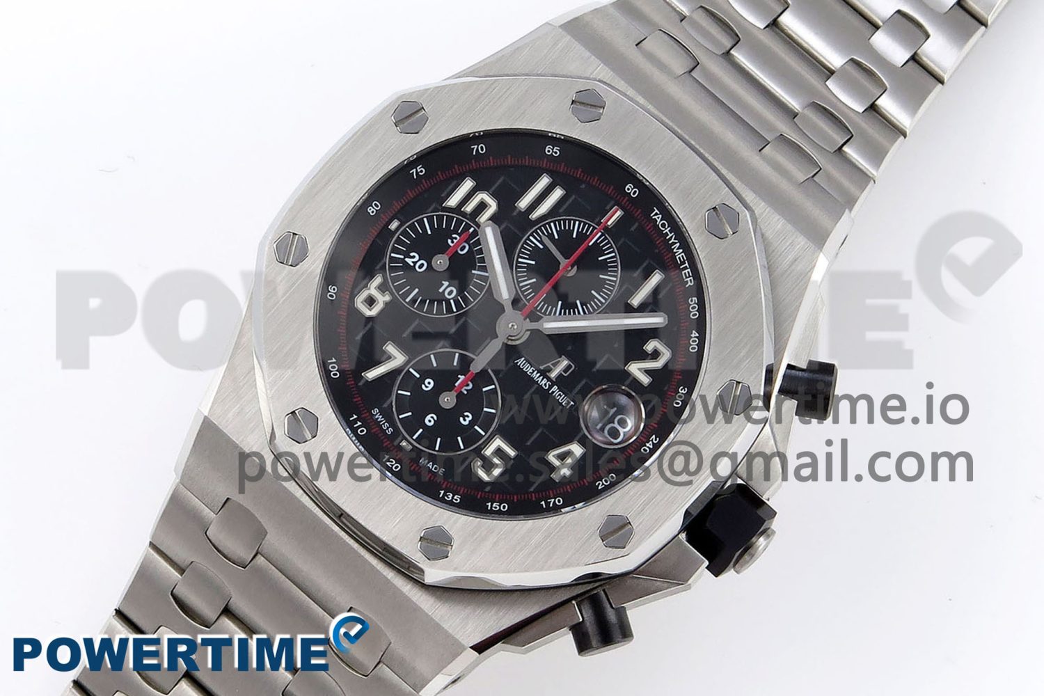 ROYAL OAK OFFSHORE 42MM SS APF 1:1 BEST EDITION BLACK DIAL ON SS BRACELET A3126 - Image 2