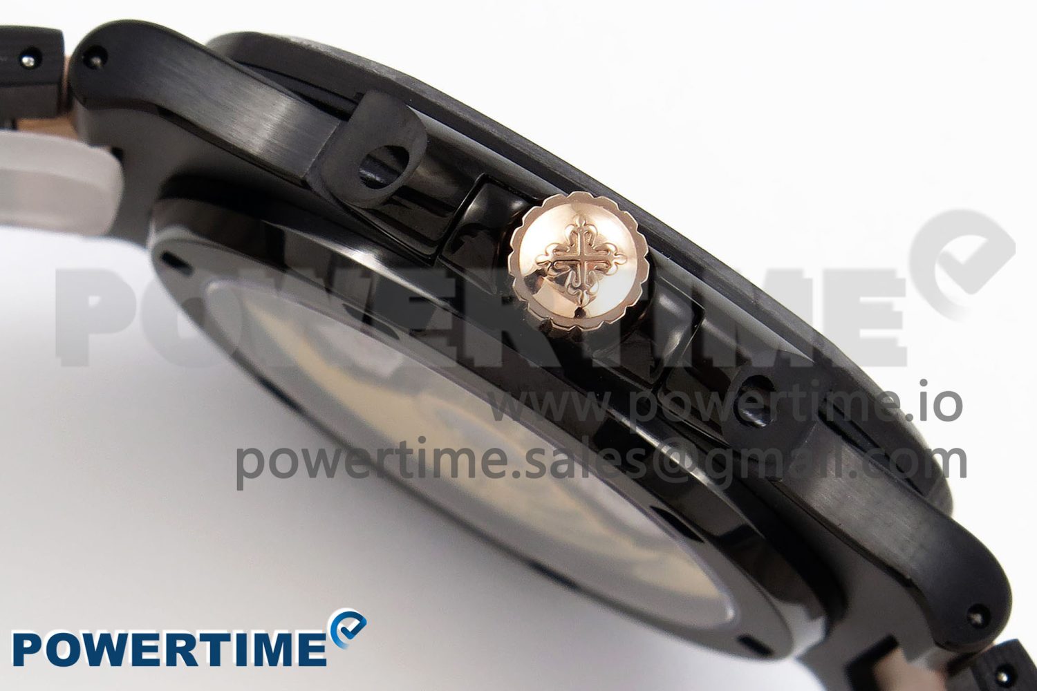 NAUTILUS 5711 DIW CARBON DIWF 1:1 BEST EDITION BLACK TEXTURED DIAL ON CARBON/RG BRACELET 324CS - Image 6