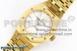 Royal Oak 37mm 15450 YG IPF Best Edition White Dial on YG Bracelet SA3120 Super Clone - Image 2