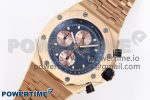 ROYAL OAK OFFSHORE 42MM RG APF 1:1 BEST EDITION BLUE/RG DIAL ON RG BRACELET STRAP A4404 - Image 2