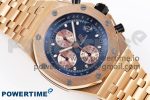 ROYAL OAK OFFSHORE 42MM RG APF 1:1 BEST EDITION BLUE/RG DIAL ON RG BRACELET STRAP A4404 - Image 3