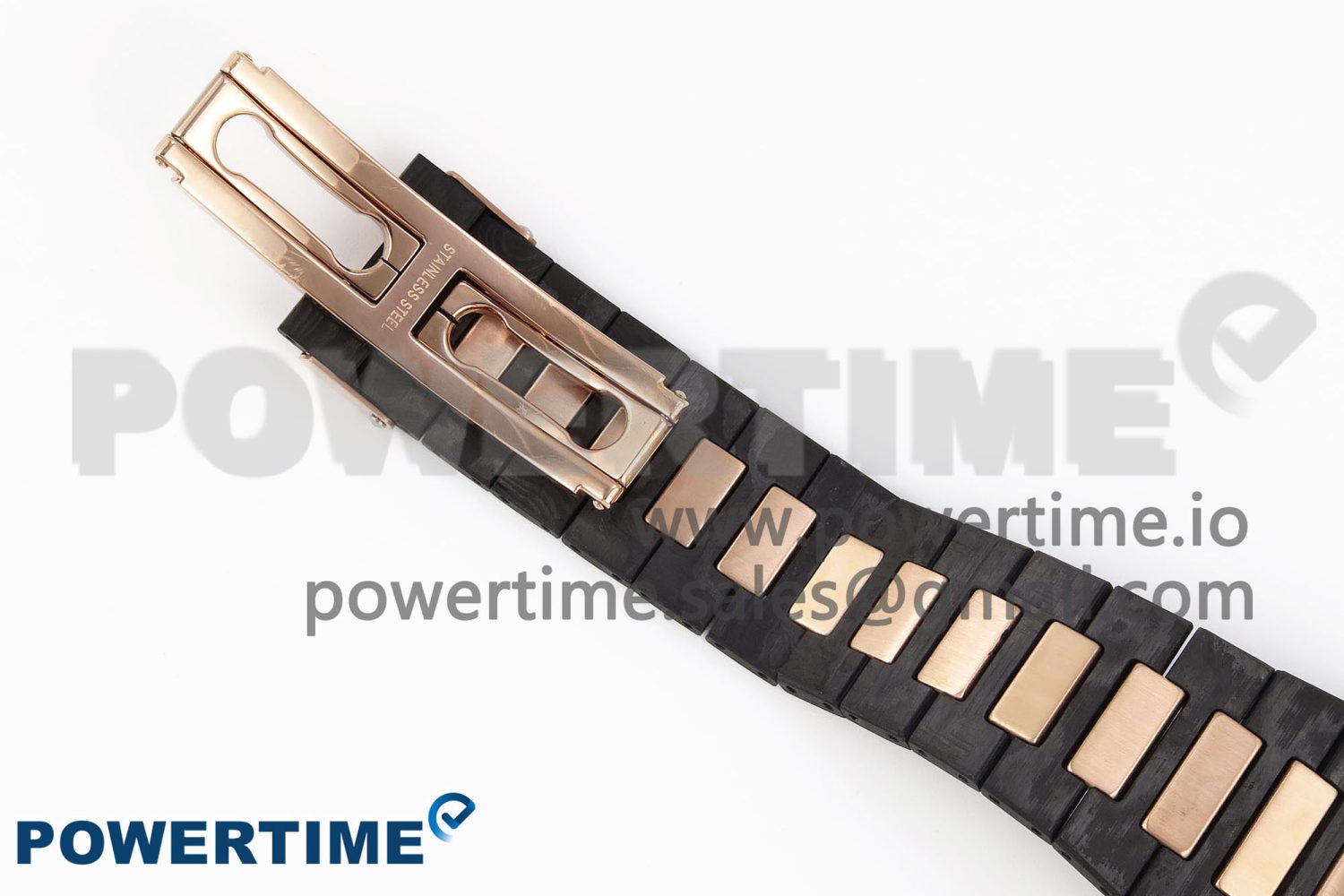 NAUTILUS 5711 DIW CARBON DIWF 1:1 BEST EDITION BLACK TEXTURED DIAL ON CARBON/RG BRACELET 324CS - Image 11