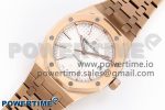 Royal Oak 37mm 15450 RG IPF Best Edition White Dial on RG Bracelet SA3120 Super Clone - Image 2