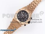 ROYAL OAK OFFSHORE 42MM RG APF 1:1 BEST EDITION BROWN DIAL ON RG BRACELET A3126 - Image 2