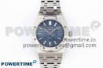 Royal Oak 37mm 15450 SS IPF Best Edition Blue Dial on SS Bracelet SA3120 Super Clone
