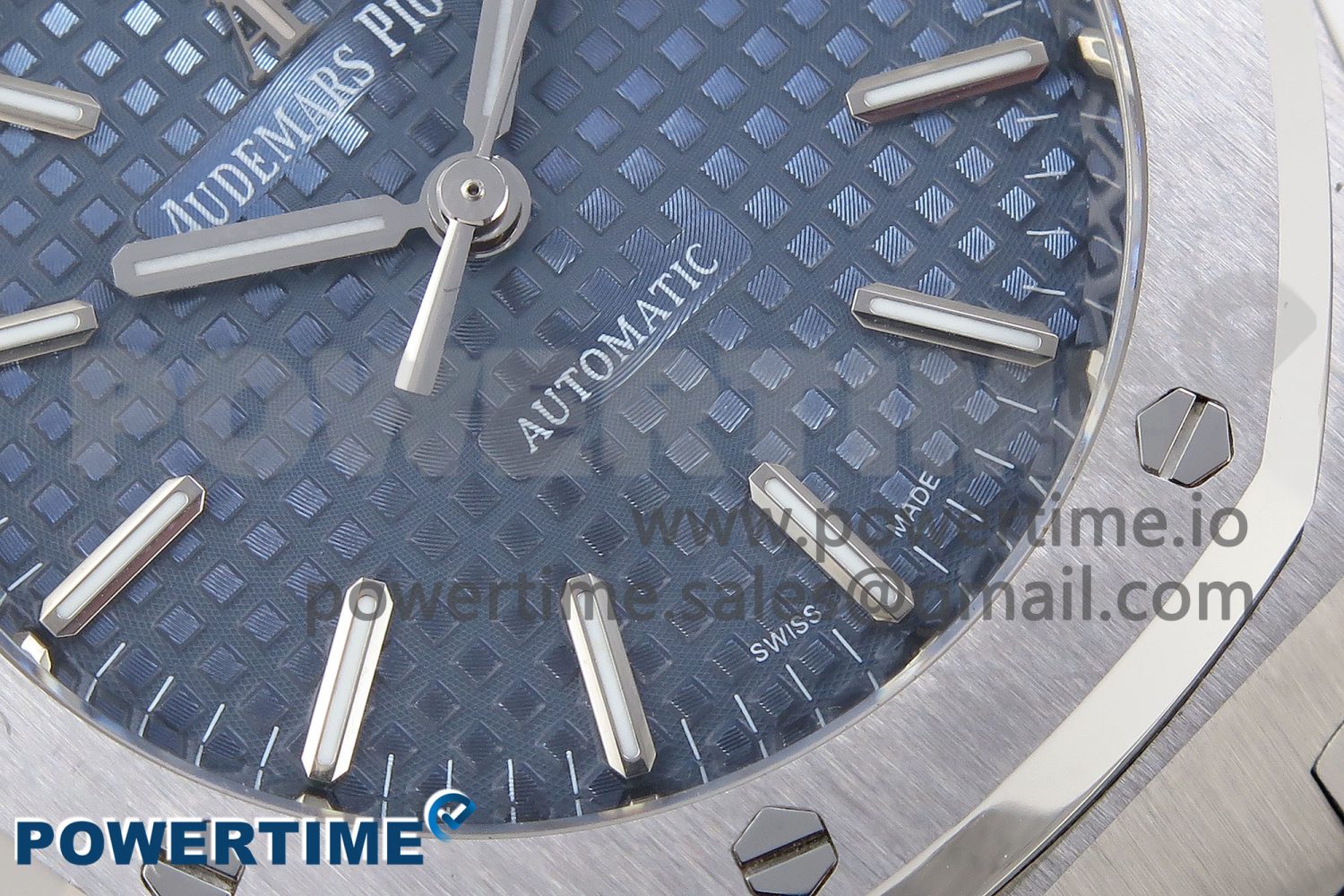 Royal Oak 37mm 15450 SS IPF Best Edition Blue Dial on SS Bracelet SA3120 Super Clone - Image 5