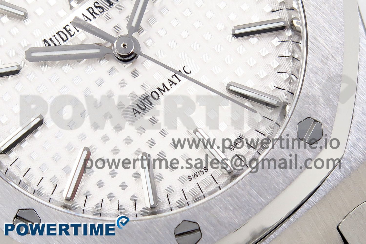Royal Oak 37mm 15450 SS IPF Best Edition White Dial on SS Bracelet SA3120 Super Clone - Image 5