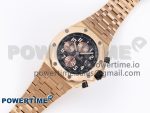ROYAL OAK OFFSHORE 42MM RG APF 1:1 BEST EDITION BLACK/ RG DIAL ON RG BRACELET A3126 - Image 2