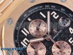 ROYAL OAK OFFSHORE 42MM RG APF 1:1 BEST EDITION BLACK/ RG DIAL ON RG BRACELET A3126 - Image 4