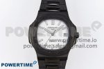 NAUTILUS 5711 DIW CARBON DIWF 1:1 BEST EDITION WHITE TEXTURED DIAL ON CARBON/PVD BRACELET 324CS